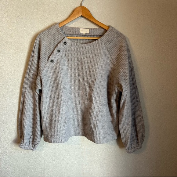 MELLÓDAY | Cropped Sweater Large Anthropologie - Picture 1 of 5